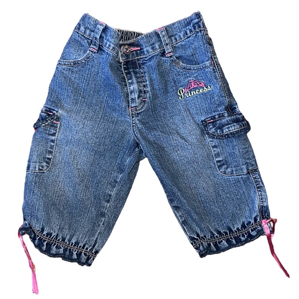 Vintage Toddler Girl Disney Princess Capri Jeans 3T